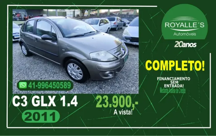 Citroen C3 GLX 1.4/ GLX Sonora 1.4 Flex 8V 5P 2011