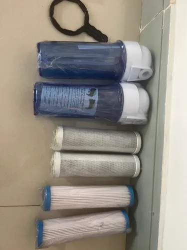 Filtro caixa d?água 1 polipropileno 1 carvão ativado chave