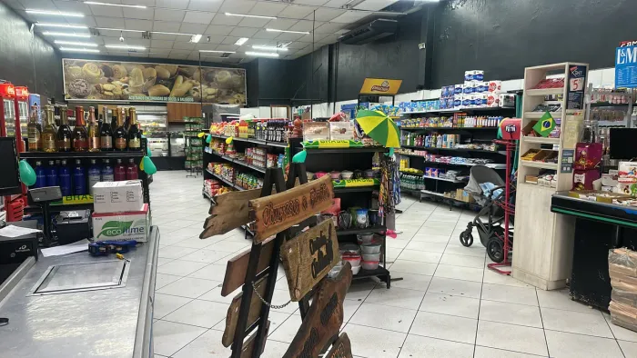 Padaria mercado com assados