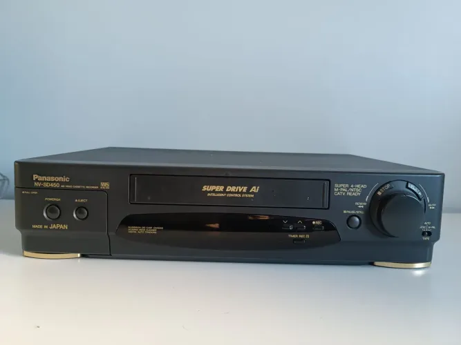 Vídeo Cassete Panasonic NV-SD450 Super Drive Ai - 4 Cabeças