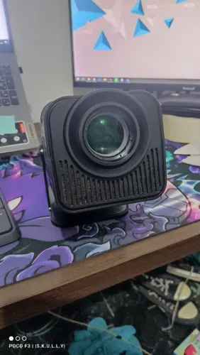 Projetor HY320 + Firestick TV + Adaptador p/ Suporte