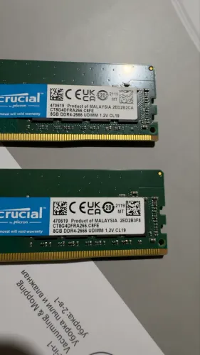 Memória RAM Ddr4 2X8 16Gb 2666mhz