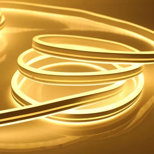 Fita, Mangueira Led Neon Flexível 220v Cores Luz Branco-quente, 23 metros. 