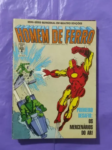 Homem de Ferro - Minissérie Completa - Formatinho - Editora Abril