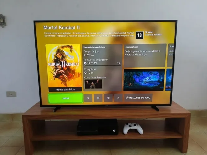Xbox one + controle original com jogos 500gb super conservado