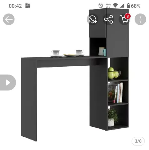 VENDO MESA BANCADA COM ARMÁRIO NOVA NUNCA MONTADA VALOR 300 REAIS