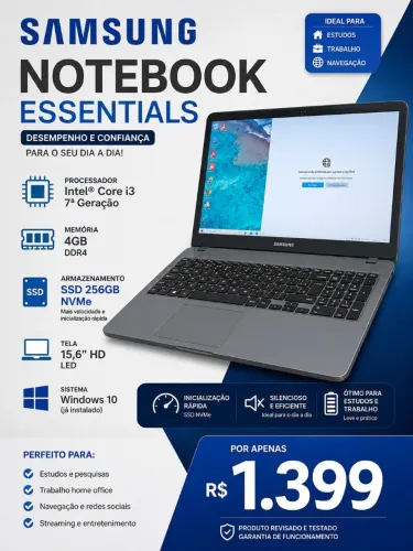 Notebook Samsung CORE i3