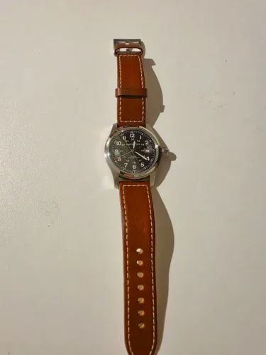 Hamilton Khaki Field Automatic 42mm - Caixa e Documentos + 2 Pulseiras Extra