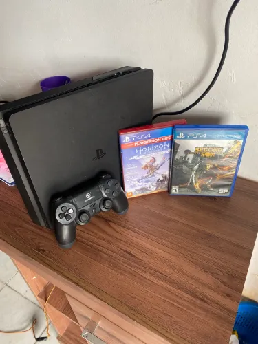 PS4 Funcionando + 1 Controle + Jogos - Detalhes na descrição
