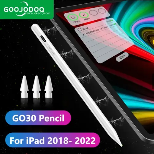 Caneta para ipad Goojodoq - Apple pencil - Palm Rejection