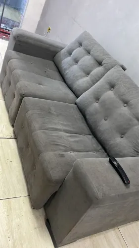 Sofá retrátil 2 lugares grande