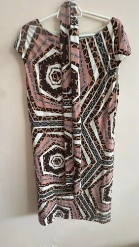 Vestido rosa midi