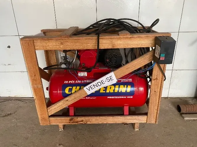 Compressor Chiaperini 10 PCM 110 Litros 2HP - Profissional Red (2021)