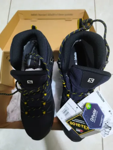Bota Salomon Daintree Mid GTX Preto Masculino