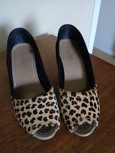 Pep toe USAFLEX animal print 
