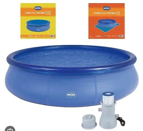 PISCINA SPLASH (6.700 LITROS) COM FILTRO E CAPA