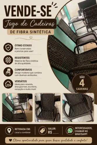 Vende - se cadeiras