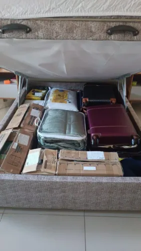 Box Cama Casal com Baú