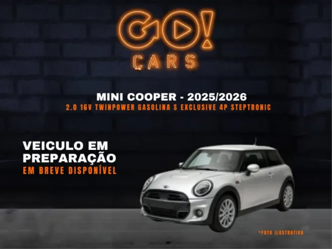 Mini Cooper 2.0 16V Twinpower Gasolina S 4P Steptronic 2026