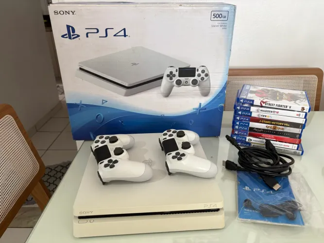 PS4 Slim Branco 500 gb