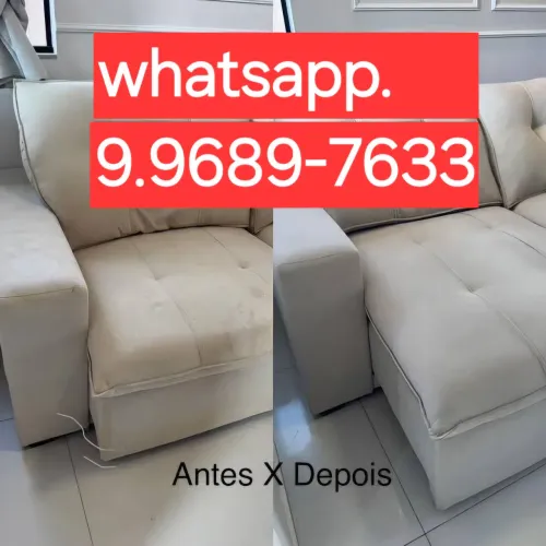 Limpeza de sofá 