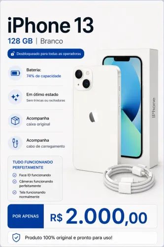 iPhone 13 - 128GB - Branco