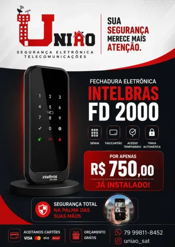 FECHADURA ELETRÔNICA (JÁ INSTALADO)