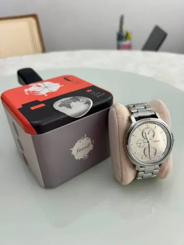 Lindo Relógio - Fossil Original - Mod. 1341501. Perfeito!