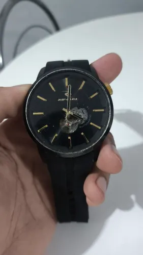 Relógio rip Curl Detroit automático preto e dourado