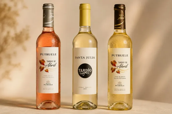 Vinho branco Argentino- colheita tardia doce natural