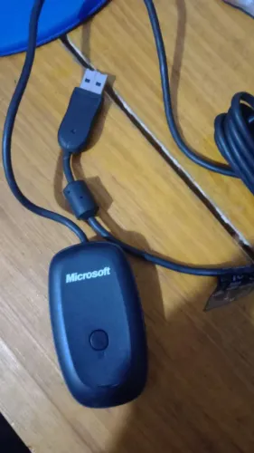 Adaptador de controle Xbox 360 para computador, original Microsoft