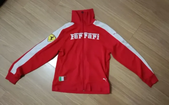 Jaqueta Puma Scuderia Ferrari Official Supplier Vermelha Tam G