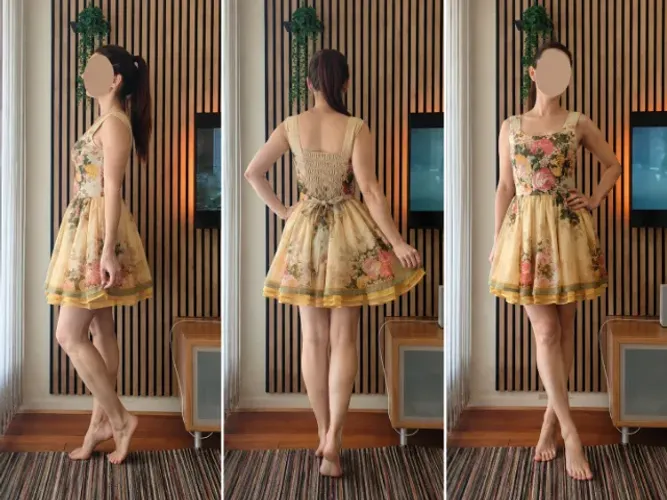 Vestido senhorita, rodado, floral e charmoso