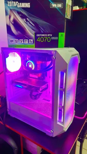 PC GAMER RTX 4070 32GB RAM COMPLETO COM NOTA FISCAL