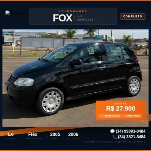 Volkswagen Fox Plus 1.6mi/ 1.6mi Total Flex 8V 4P 2006
