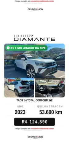 Volkswagen Taos Comfortline 1.4 250 TSI Flex AUT 2023