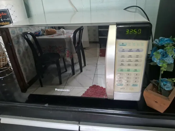 Microondas Panasonic 30lts 110volts espelhado entrego 