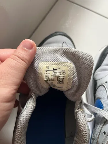 Tênis Nike Air Max Cinza e Azul n°38