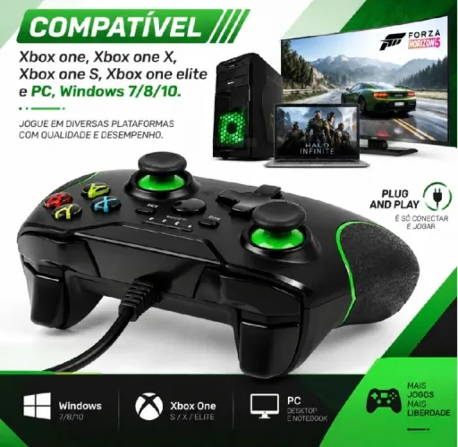 Controle com Fio novo Xbox One/Series/USB/PC de alta precisão!