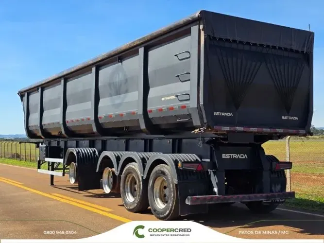Basculante 4o Eixo 55m3 Estrada 2023/2023 com Lona Fácil