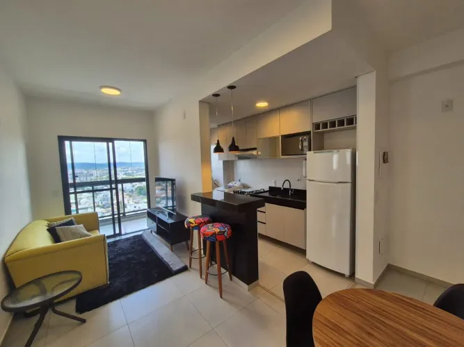 Apartamento com 1 dormitório para alugar, 62 m² - Parque Campolim - Sorocaba/SP
