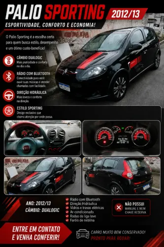 Fiat Palio Sporting Dualogic 1.6 Flex 16V 5P 2013