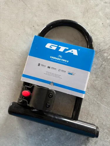 Cadeado Trava U para Moto e Bike Elétrica - Produto Novo 