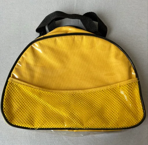 Bolsa necessaire amarela