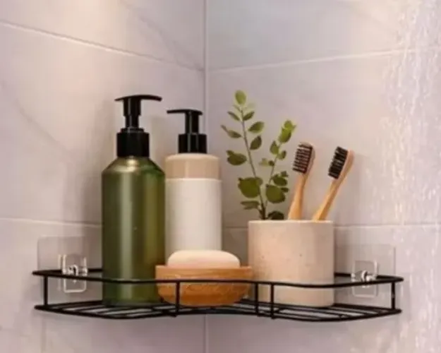 Suporte de produtos para banheiro luxo