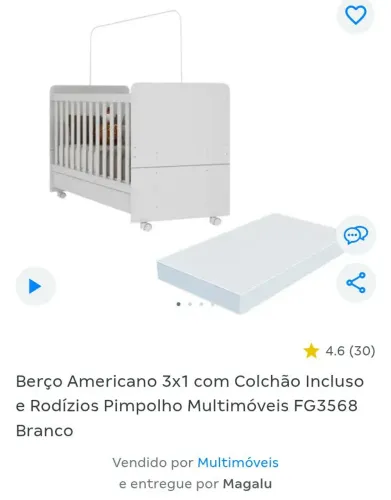 Berço 3 em 1