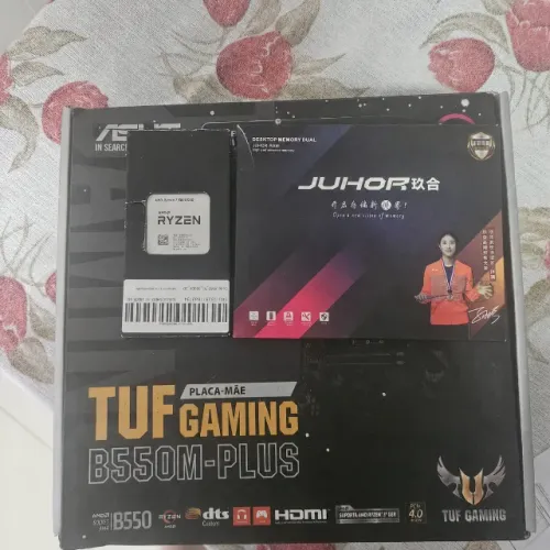 Kit Ryzen 7 5800X3D + TUF B550M-PLUS + 32GB 3600MHz