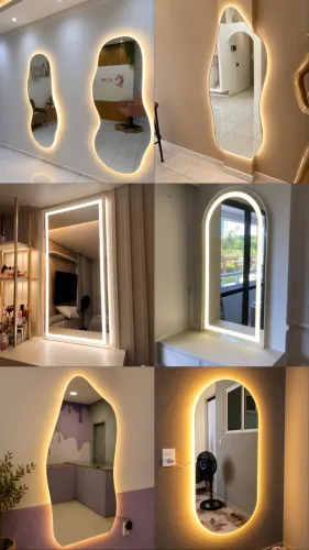 Espelhos com Led