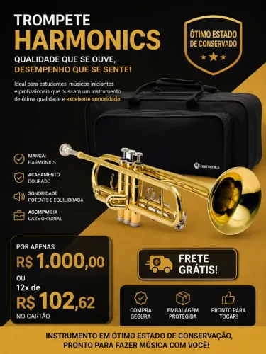 TROMPETE HARMONICS SUPER CONSERVADO