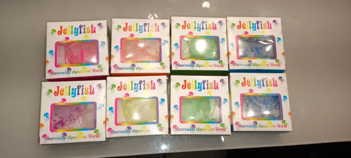 Jellyfish, água viva fluorescente para aquário 